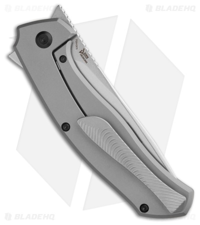 Kansept Knives HAVORN Frame Lock Knife Rose Pattern CF/ Ti (3.4" SW)