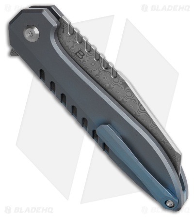 Kansept Knives Kosame Blue Titanium + Shred Carbon Fiber