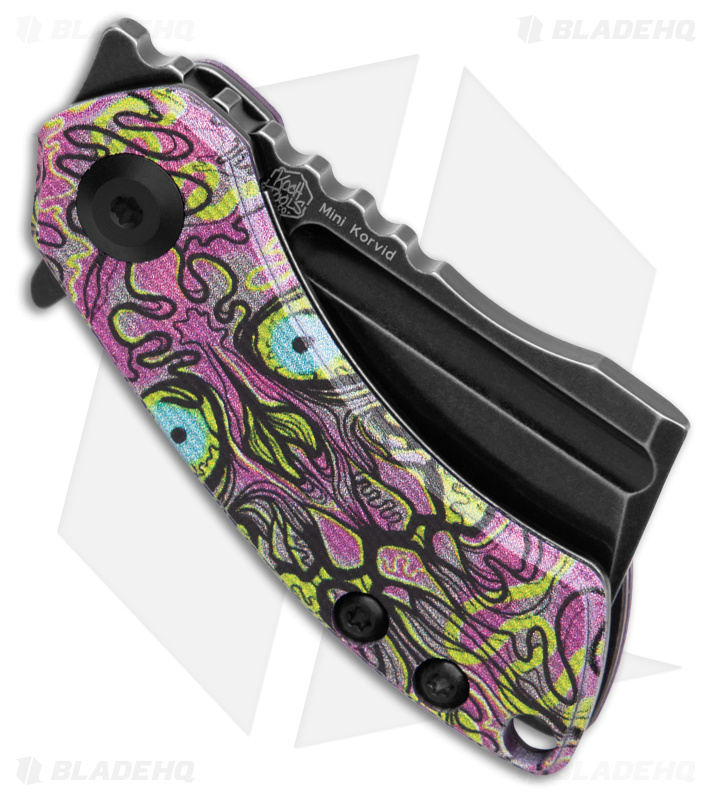 Kansept Mini Korvid Knife Undead G-10 + Black SW - Blade HQ