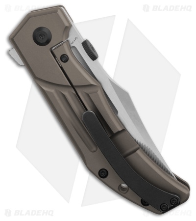 Kansept Knives Orion Frame Lock Knife Bronze Anodized Ti (3.1" Satin CNC Milled)