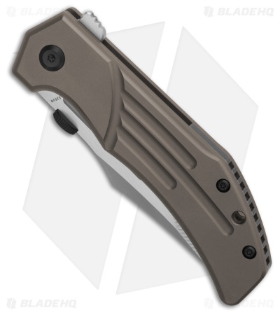 Kansept Knives Orion Frame Lock Knife Bronze Anodized Ti (3.1" Satin CNC Milled)