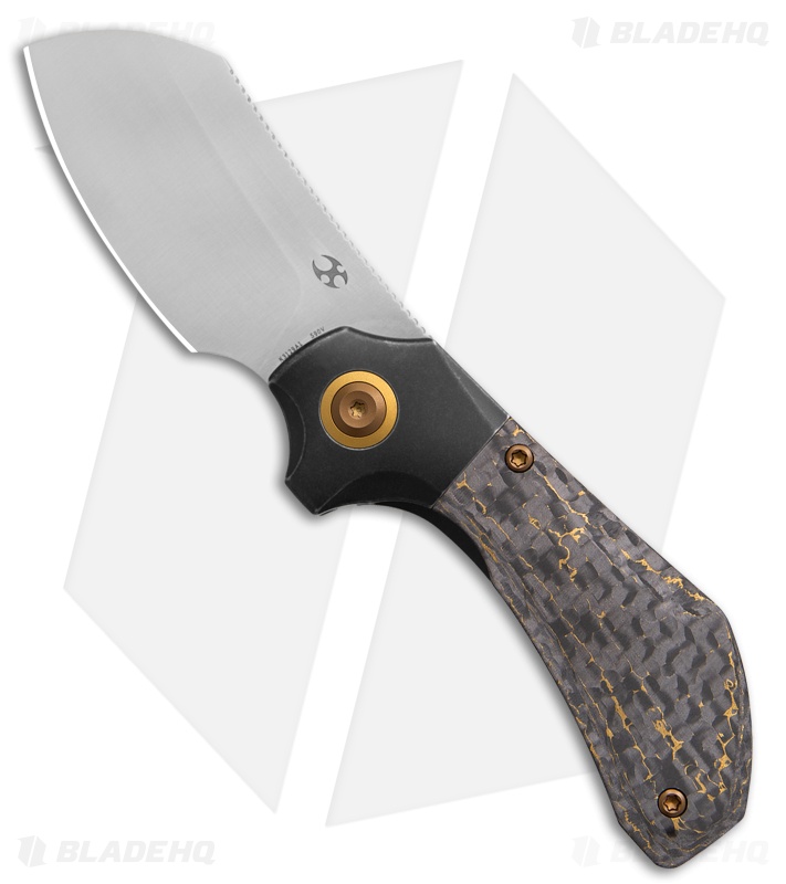 Kansept Knives Pluto | Snake Skin Gold FC | Satin