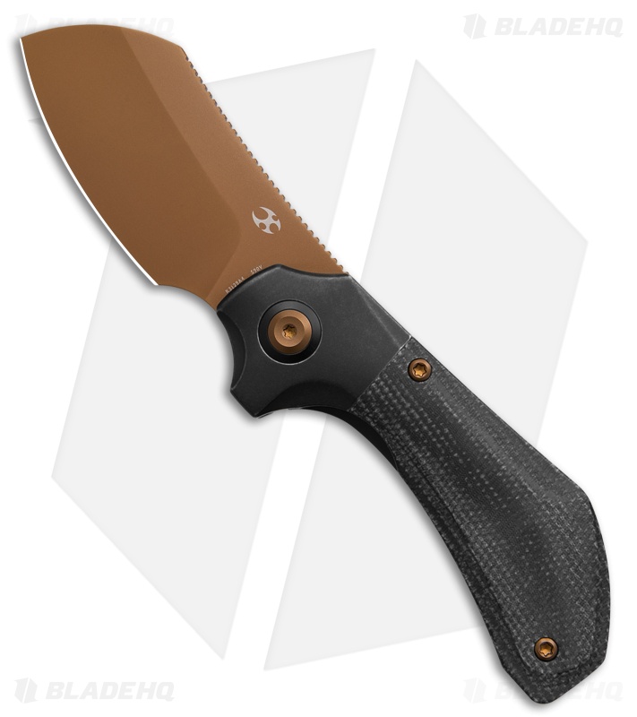 ムク SAR 117/081 Kansept Knives Pluto | Black Micarta | Rose Gold