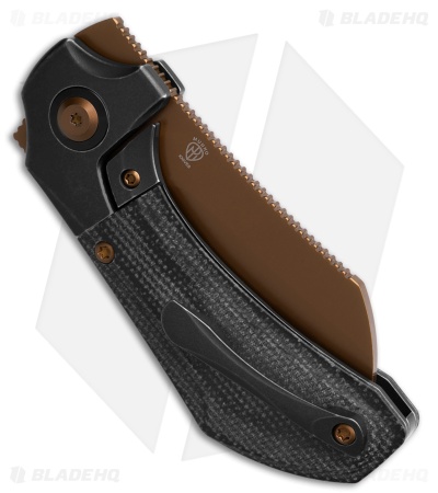 Kansept Knives Pluto | Black Micarta | Rose Gold