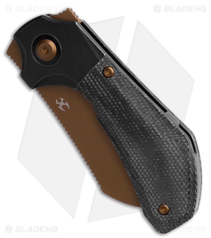 Kansept Knives Pluto | Black Micarta | Rose Gold