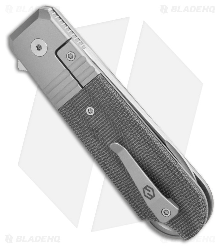 Karbon Knives Ahoy Frame Lock Knife Titanium/Black Micarta (3.1" Satin)