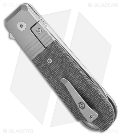 Karbon Knives Ahoy Frame Lock Knife Titanium/Black Micarta (3.1" Satin)