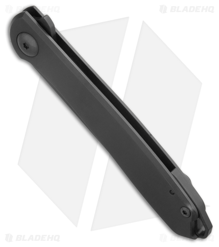 Karbon Knives Tidbit Frame Lock Knife Black PVD Steel (3" Black PVD)