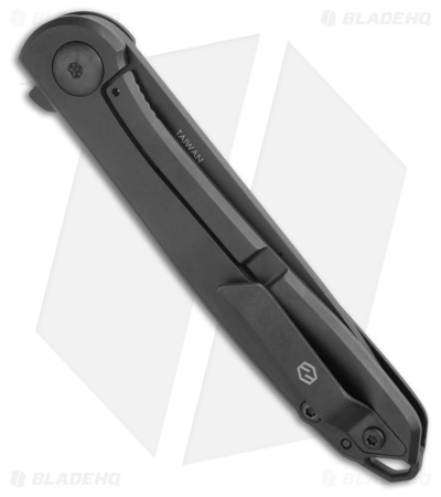 Karbon Knives Tidbit Frame Lock Knife Black PVD Steel (3" Black PVD)