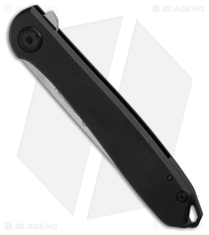 Karbon Knives Tidbit Frame Lock Knife Black PVD Steel (3" Satin)