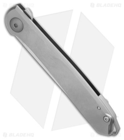 Karbon Knives Tidbit Frame Lock Knife Gray Steel (3" Satin)