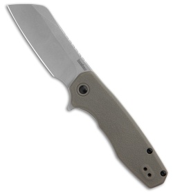 Kershaw Wharf Cleaver Assisted Opening Knife Gray Polymer (3" Stonewash) 1414