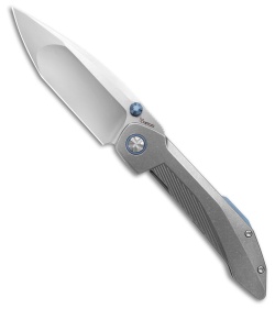 Ketuo Stabitha P Frame Lock Gray/BlueTitanium (3.75" Stonewash) KETM0128