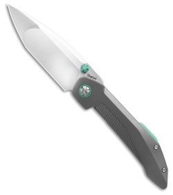 Ketuo Stabitha S Frame Lock Gray/Teal Titanium (3.75" Satin) KETM0129