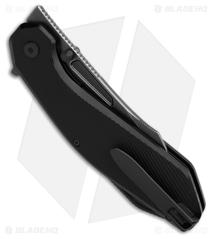 Ketuo Syndicate Liner Lock Knife Black PEI (3.75" Black Stonewash)