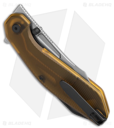 Ketuo Syndicate Liner Lock Knife Yellow PEI (3.75" Satin)
