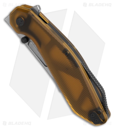 Ketuo Syndicate Liner Lock Knife Yellow PEI (3.75" Satin)
