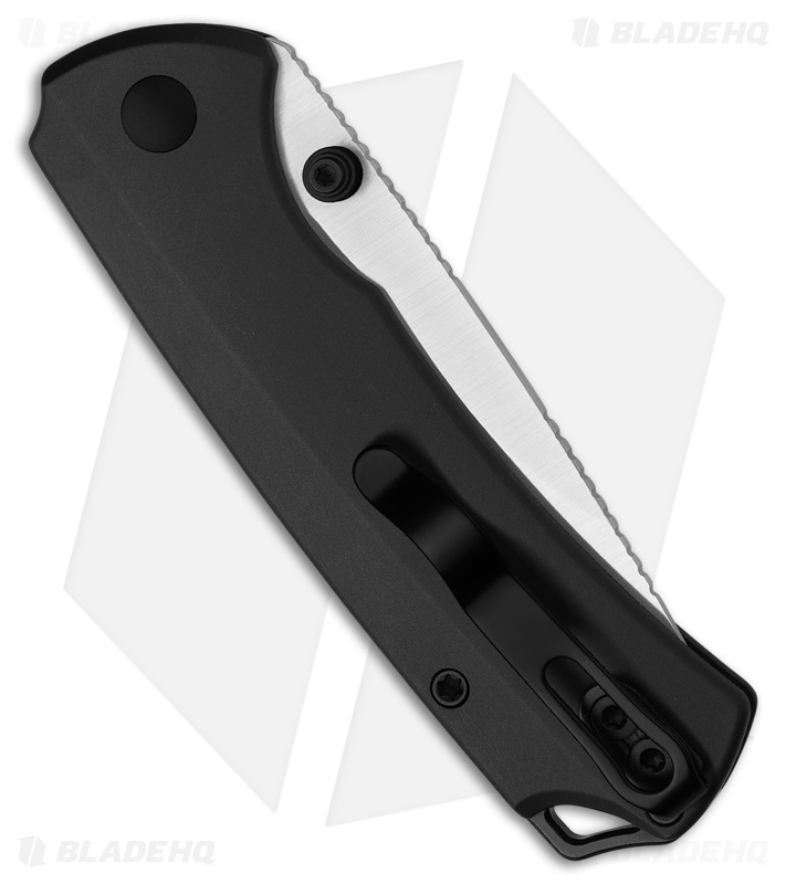 Kizer T1 BD Button Liner Lock Knife Gray Aluminum (3.2" Satin Elmax)