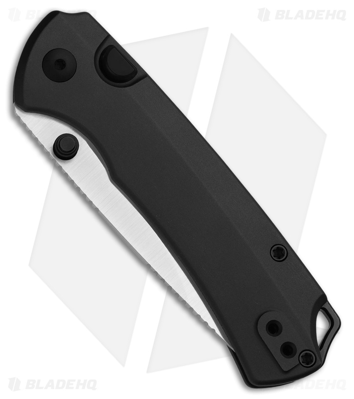 Kizer T1 BD Button Liner Lock Knife Gray Aluminum (3.2" Satin Elmax)
