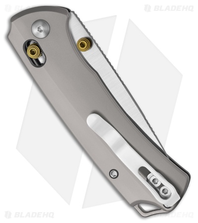 Kizer T1 CD Clutch Lock Knife Gray Titanium (3.2" Satin M390)