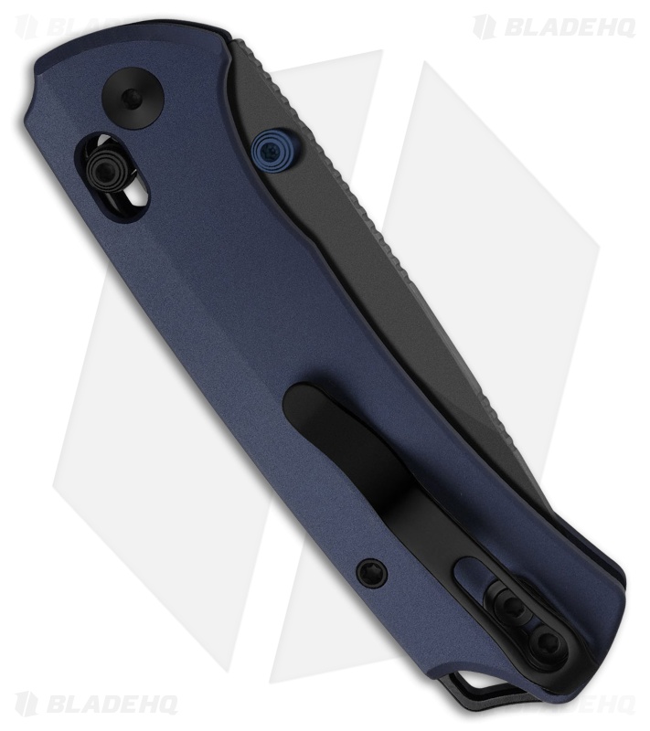 Kizer T1 CD Clutch Lock Knife Blue Aluminum (3.2" Black Matte DLC Ultra M390)