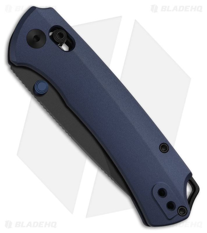 Kizer T1 CD Clutch Lock Knife Blue Aluminum (3.2" Black Matte DLC Ultra M390)
