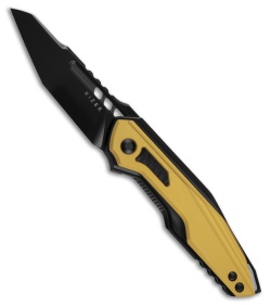 Kizer Zero Knife Black/Yellow Aluminum/Ti Black