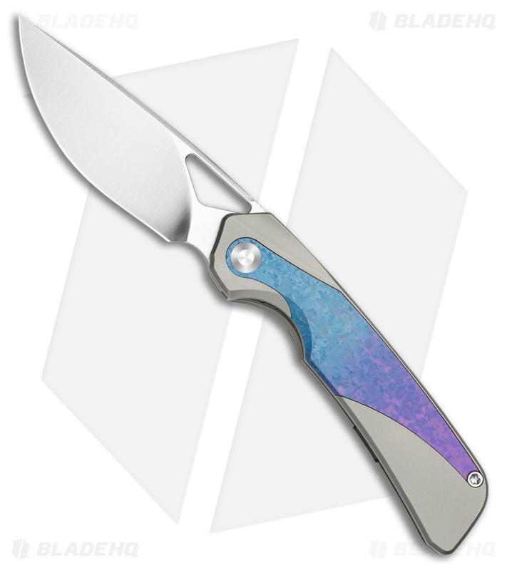 Kizer Topsail Pocket Knife | Titanium/Crystalized Ti | Satin