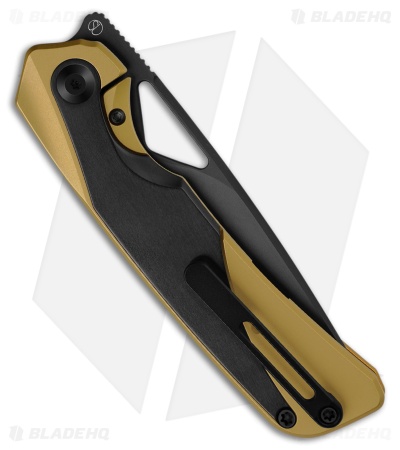 Kizer Topsail Frame Lock Knife Titanium + Zirconium (3.1" Black) Ki3735A3