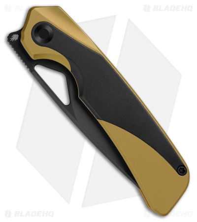 Kizer Topsail Frame Lock Knife Titanium + Zirconium (3.1" Black) Ki3735A3