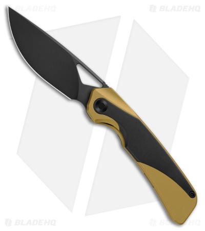Kizer Topsail Frame Lock Knife Titanium + Zirconium (3.1" Black) Ki3735A3