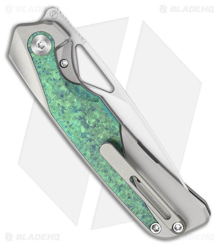 TKK SL シザー 2 Kizer Topsail Pocket Knife | Titanium/Crystalized Ti | BB