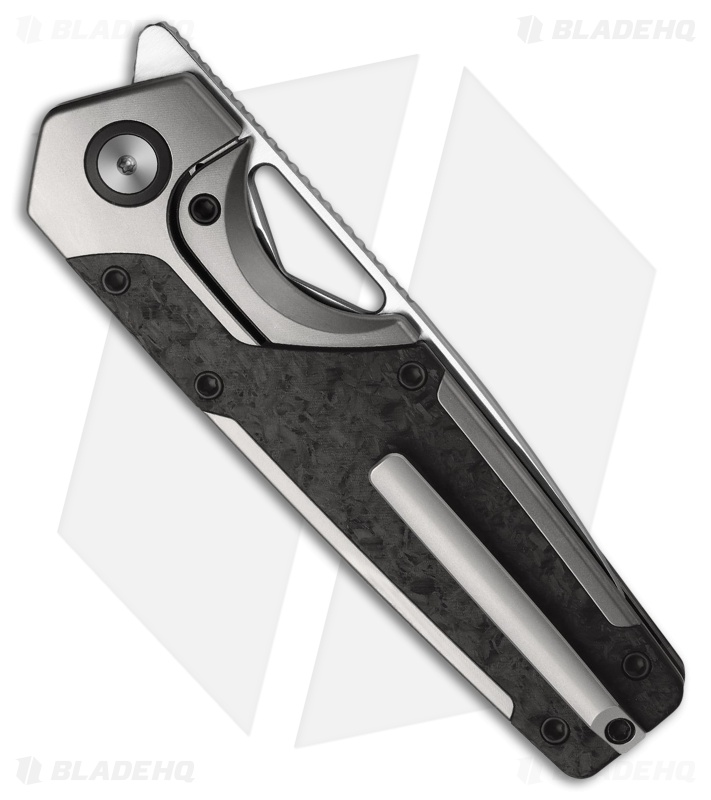 Kizer Serpentine Frame Lock Knife Titanium/Carbon Fiber (3.5" Satin Elmax)