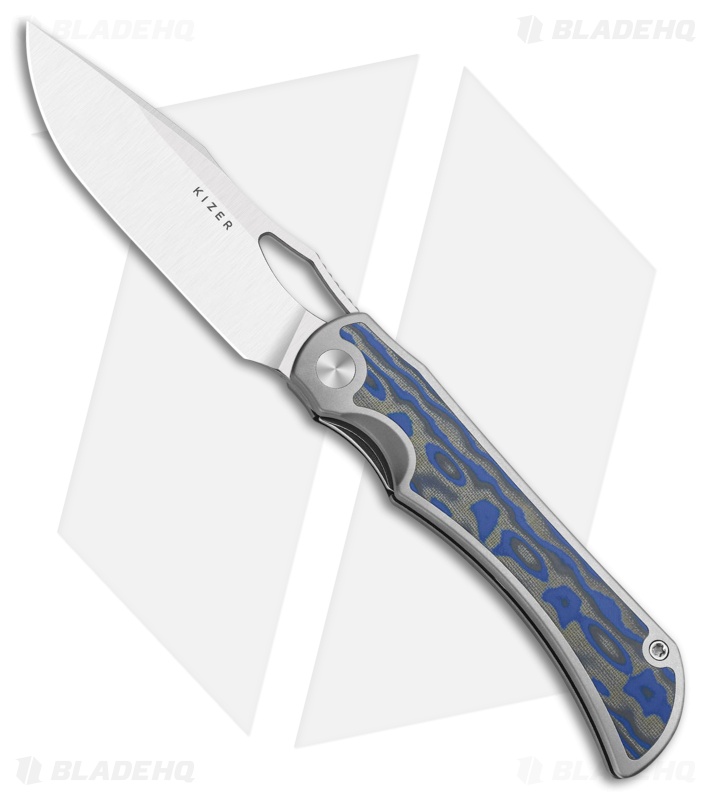 Kizer Allure | Titanium Vortex Micarta | Satin S45VN