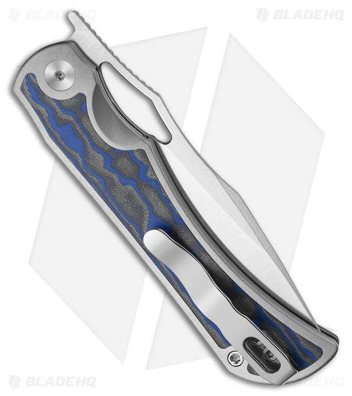 Kizer Allure Liner Lock Knife Titanium + Vortex Micarta (3.5" Satin S45VN)