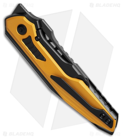 Kizer Zero Knife Black/Yellow Aluminum/Ti Black
