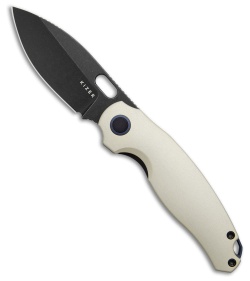 Kizer Seagull Tan Al Drop Point Black SW 14C28N