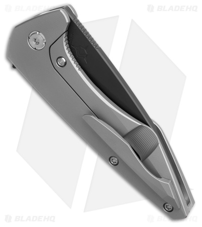 Koenig Mini Goblin Frame Lock Knife Titanium + Satin Hardware (3" Matte DLC)