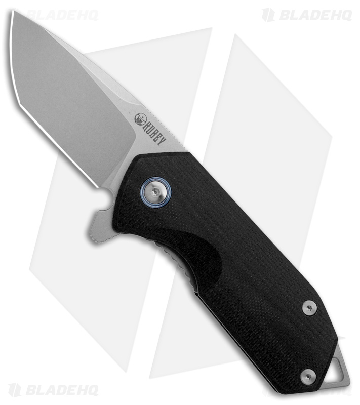 Kubey Campe Nest EDC Liner Lock Knife Black G-10 (2.3" Satin)