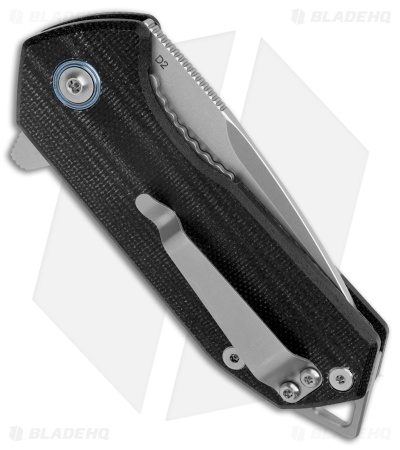 Kubey Campe Nest EDC Liner Lock Knife Black G-10 (2.3" Satin)