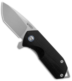 Kubey Campe Nest EDC Liner Lock Knife Black G-10 (2.3" Satin)