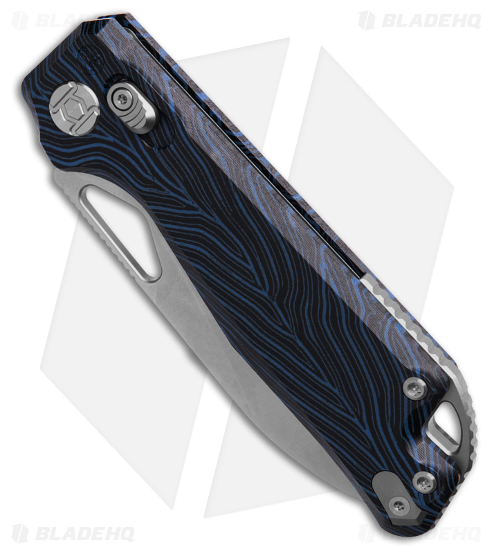 Kunwu Knives PULSAR Blue GMascus G-10 (Elmax) - Blade HQ