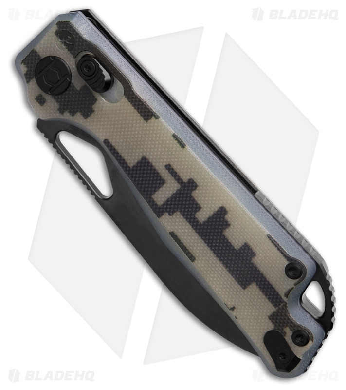 Kunwu Knives PULSAR Elmax Camo G-10 (3.3" Black )  