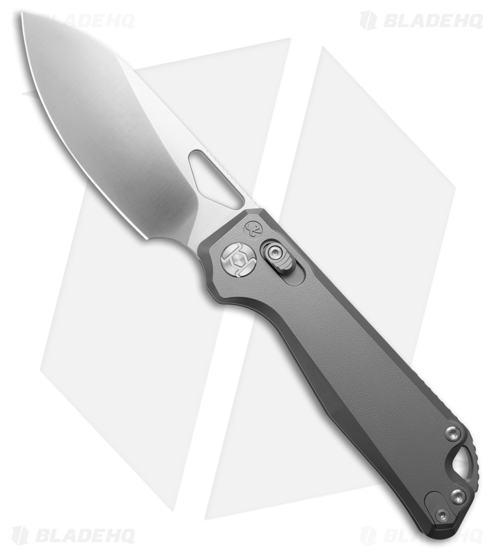Kunwu Knives PULSAR Orange Peel Titanium (Elmax) - Blade HQ