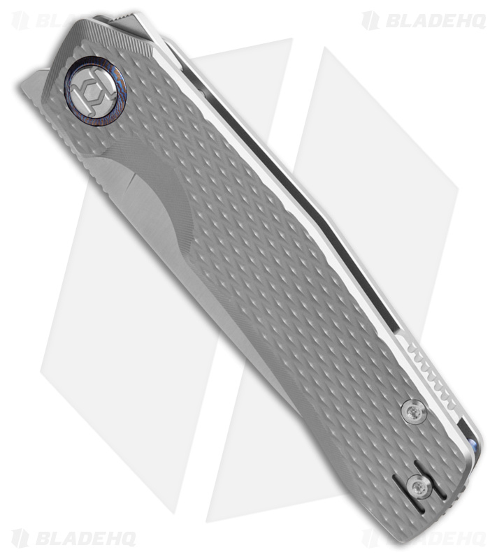 Kunwu Knives TAO II Knife Titanium (Sat)KUNK703T1 - Blade HQ