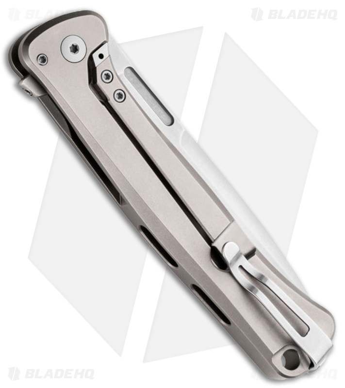 LionSteel Knives Skinny MagnaCut Frame Lock Knife Titanium + CF (3.3" SW)