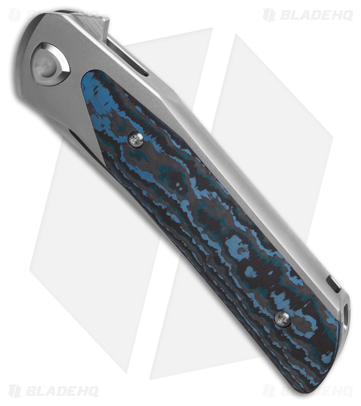 Liong Mah Design Warrior 3 Frame Lock Knife Arctic Storm CF (3.5" Satin)