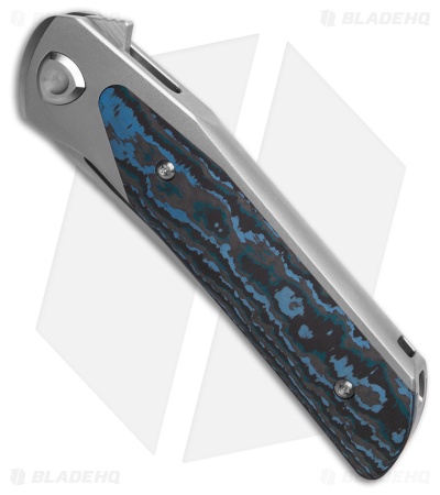 Liong Mah Design Warrior 3 Frame Lock Knife Arctic Storm CF (3.5" Satin)