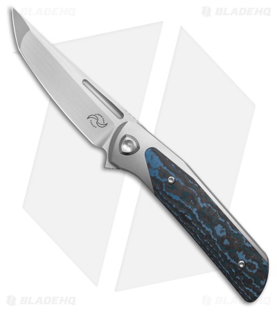 Liong Mah Design Warrior 3 Frame Lock Knife Arctic Storm CF (3.5" Satin)