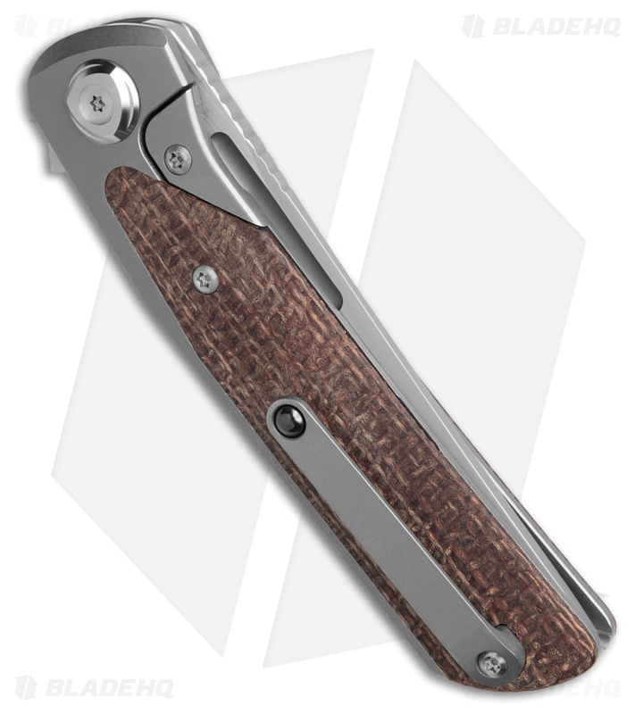 Liong Mah Design Warrior 3 | Burlap Micarta | M390